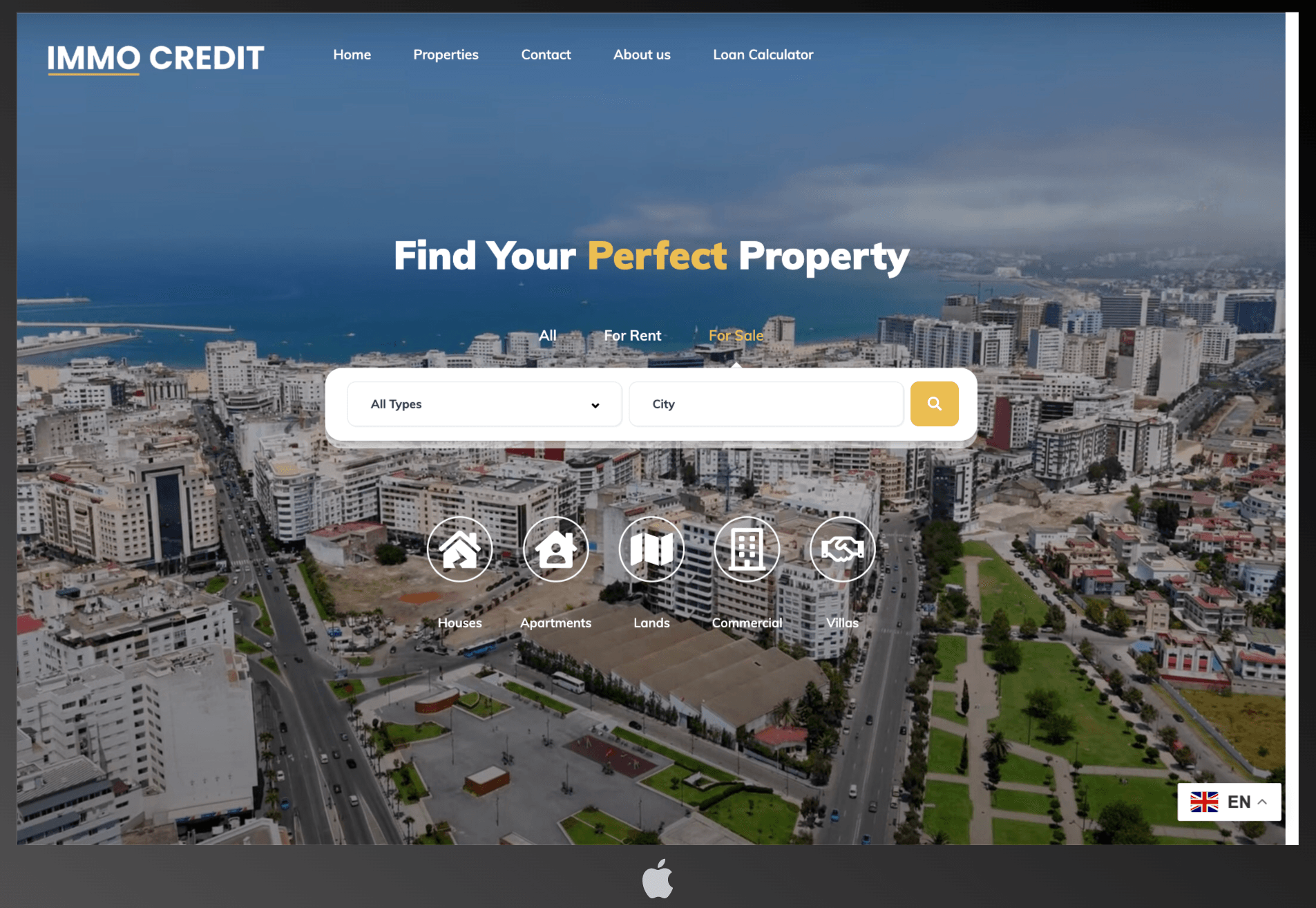 Immocredits.ma – Real Estate Website